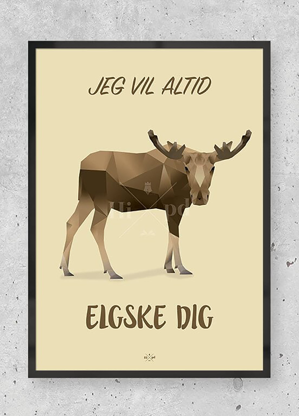 Hipd plakat Elgen 50x70 -