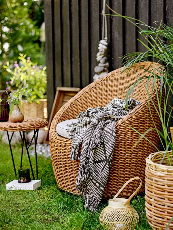 Bloomingville Roccas Loungestol, Brun, Polyrattan - Image 8