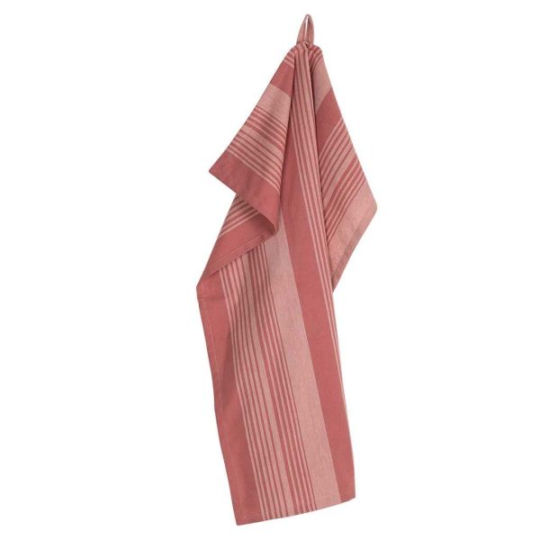 PLINT.eu 6 pcs. Teatowel Stripe Terracotta Rose - Image 3