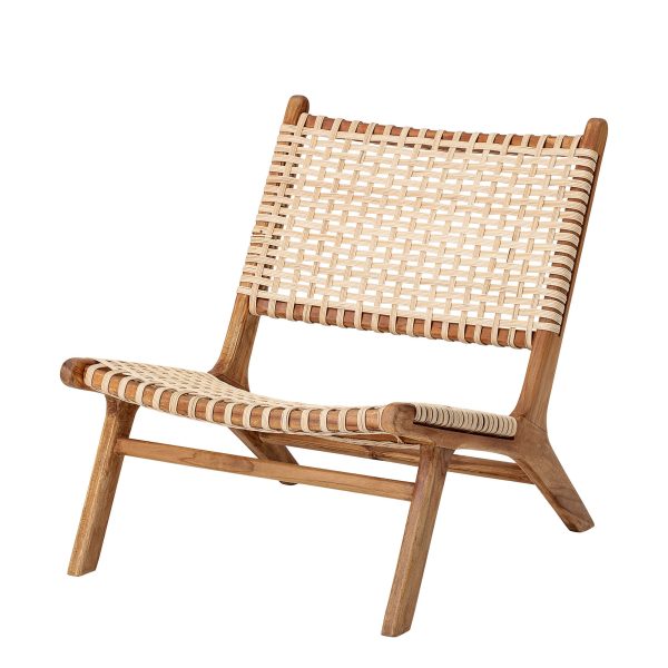 Bloomingville Keila Lounge Stol, Natur, Teak - Image 2