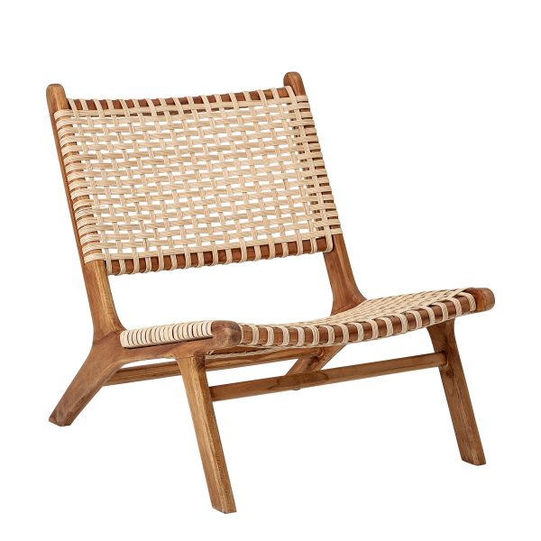 Bloomingville Keila Lounge Stol, Natur, Teak - Image 3