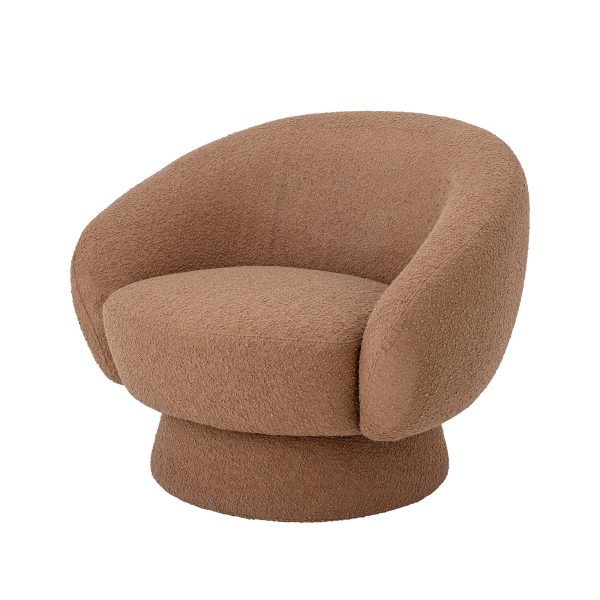 Bloomingville Ted Lounge Stol, Brun, Polyester - Image 2