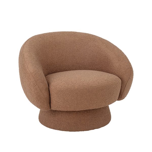 Bloomingville Ted Lounge Stol, Brun, Polyester - Image 3