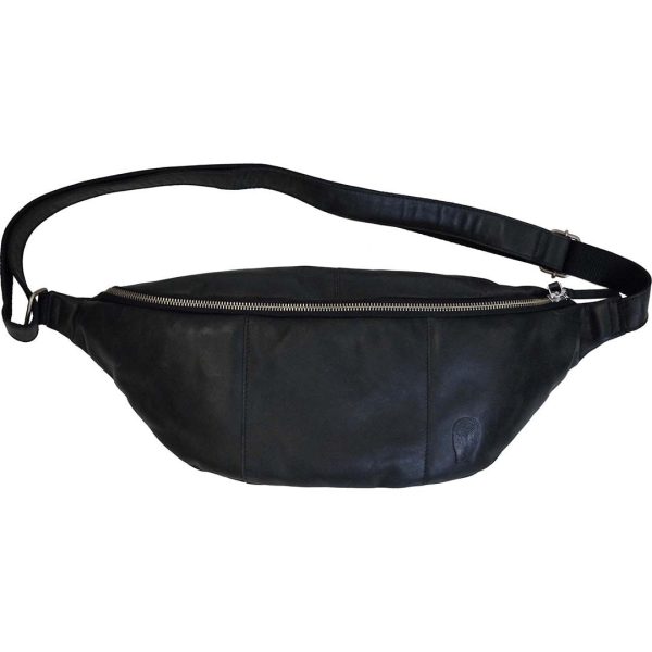 Trademark Living Miko bumbag i sort læder - L - Image 3