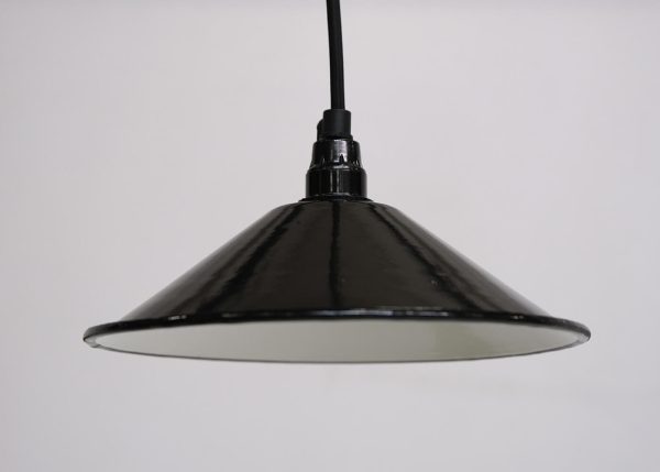 Trademark Living Enamel loftslampe - Sort - Image 2