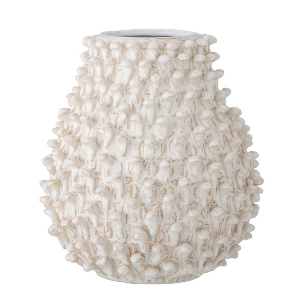 Bloomingville Spikey Vase, Natur, Stentøj