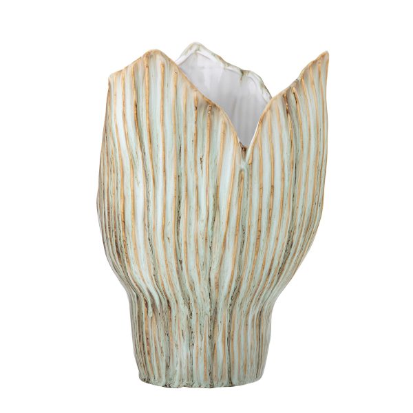 Bloomingville Mahira Vase, Grøn, Stentøj - Image 2