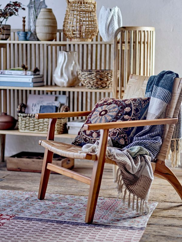 Creative Collection Mills Lounge Stol, Brun, Rattan - Image 10