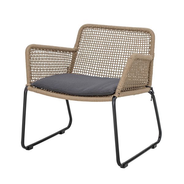 Bloomingville Mundo Lounge Stol, Brun, Metal - Image 2