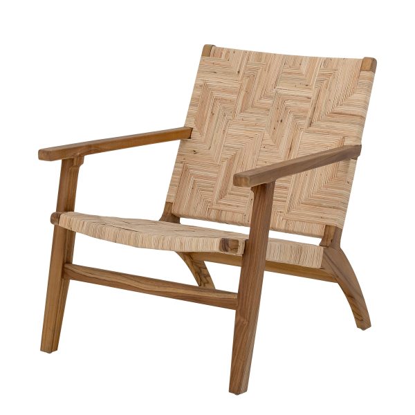 Creative Collection Mills Lounge Stol, Brun, Rattan - Image 2