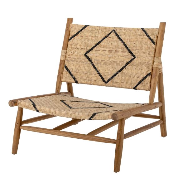 Creative Collection Lennox Lounge Stol, Natur, Teak - Image 2