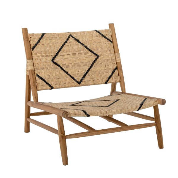 Creative Collection Lennox Lounge Stol, Natur, Teak - Image 3