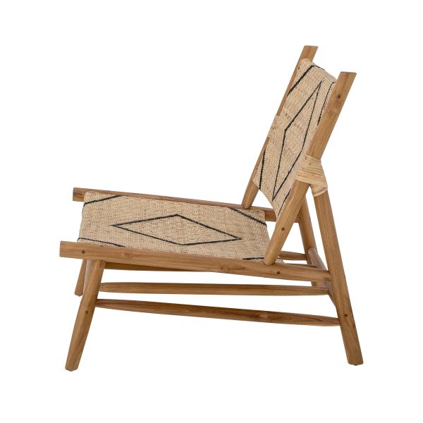 Creative Collection Lennox Lounge Stol, Natur, Teak - Image 4