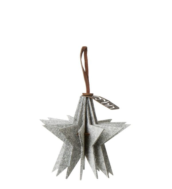 OOhh Hanging felt star white