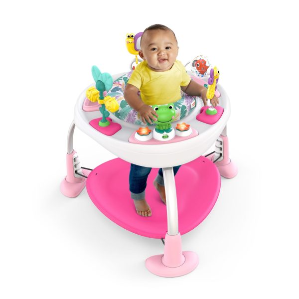 BRIGHT STARTS Bright Starts Bounce Bounce Baby™ 2-i-1 legetrampolin og bord - Image 3