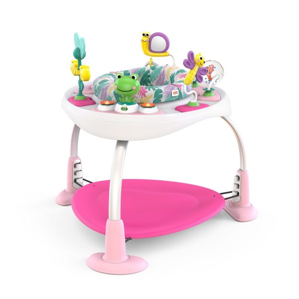 BRIGHT STARTS Bright Starts Bounce Bounce Baby™ 2-i-1 legetrampolin og bord - Image 5