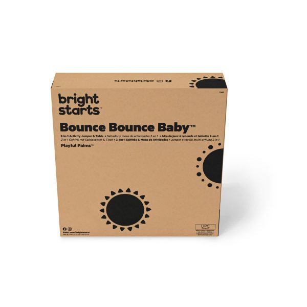 BRIGHT STARTS Bright Starts Bounce Bounce Baby™ 2-i-1 legetrampolin og bord - Image 9