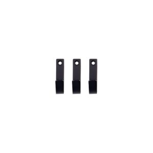 Meraki Hook, Thapsus, Brushed black finish, Set of 3 pcs