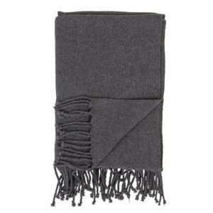 Bloomingville plaid, grå uld