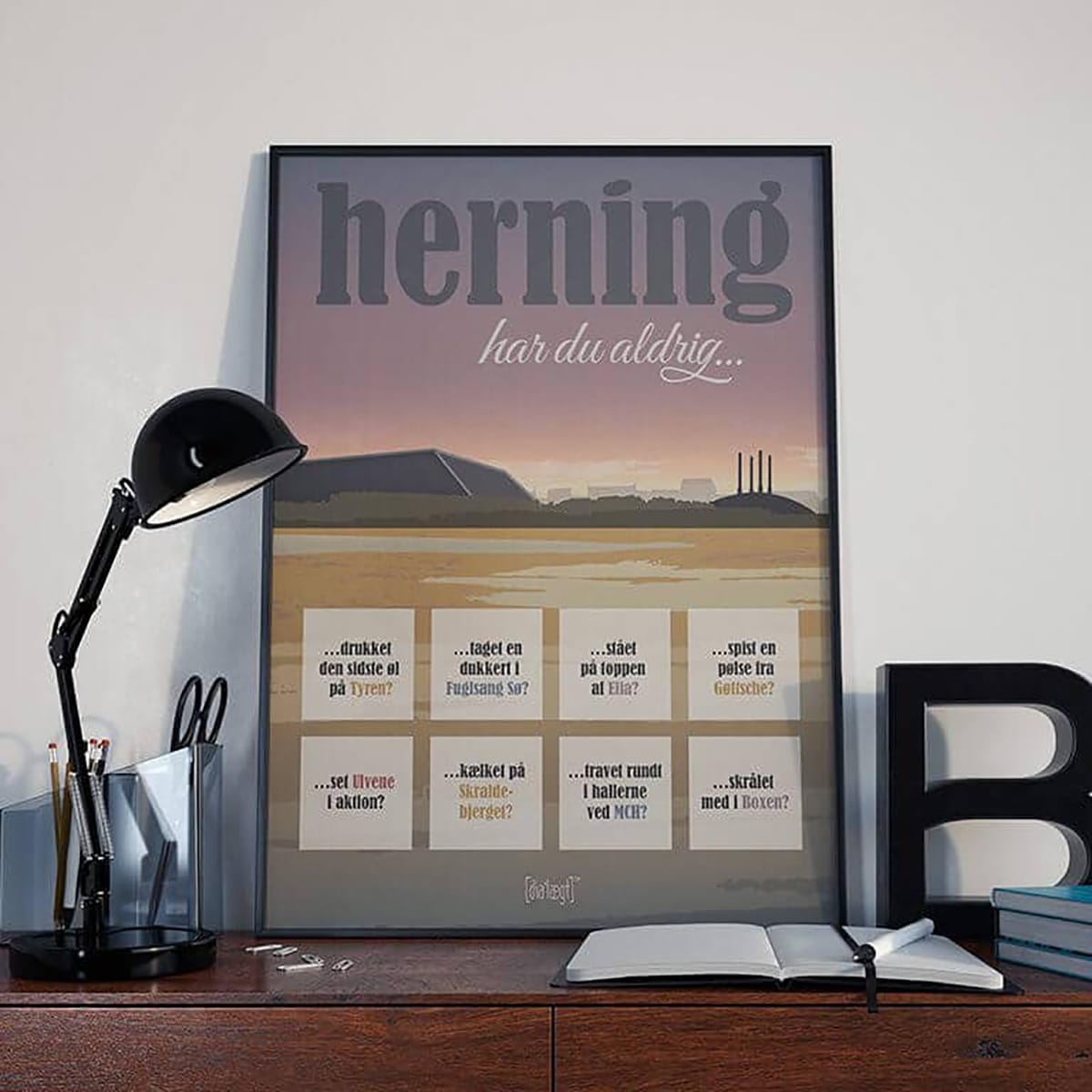 Herning - Dialægt plakat - Billede 2