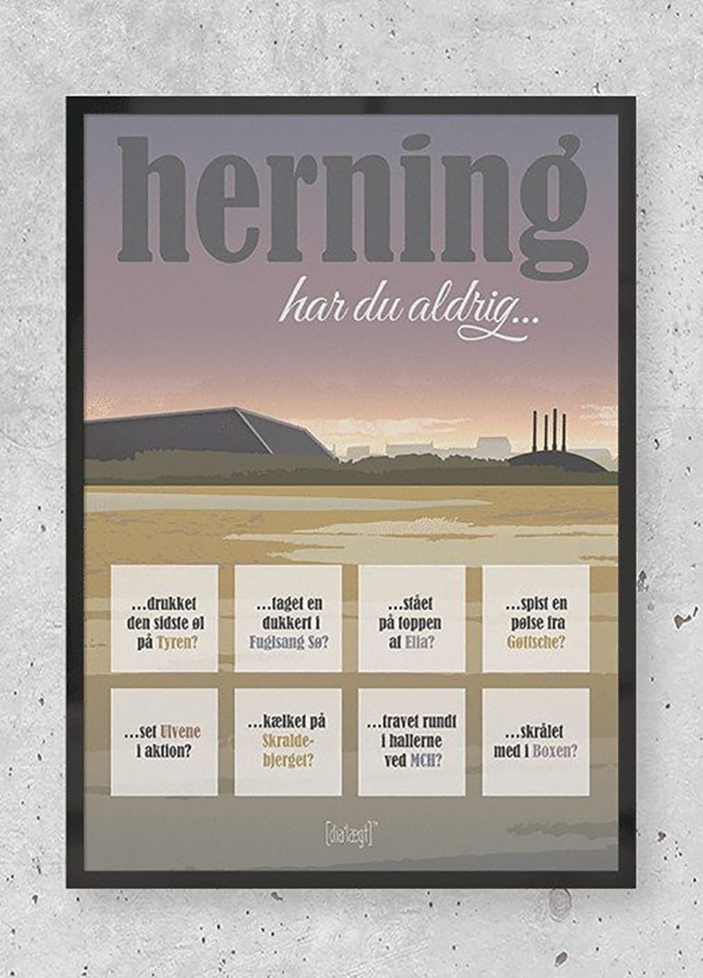 Herning - Dialægt plakat