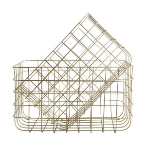 House Doctor - Kurvesæt Simply, Blank Guld - Stor