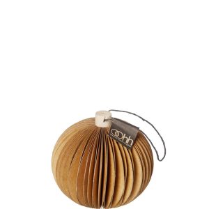 OOhh - Paper christmas ball natur