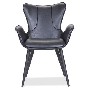 House of Sander Mist stol, sort.