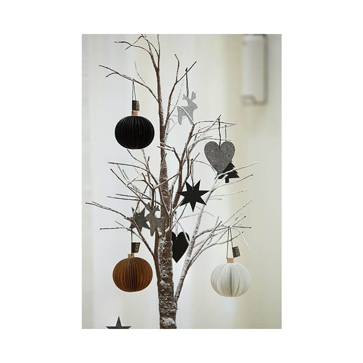 OOhh - X-mas filt hangers 8stk Grey - julepynt - Billede 2